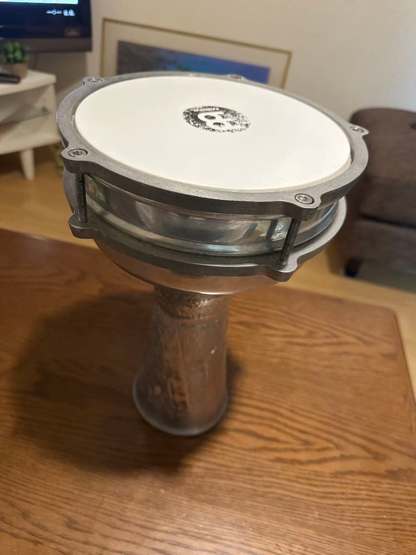 Meinl ボンゴ 黒とシルバー ハードケース付き