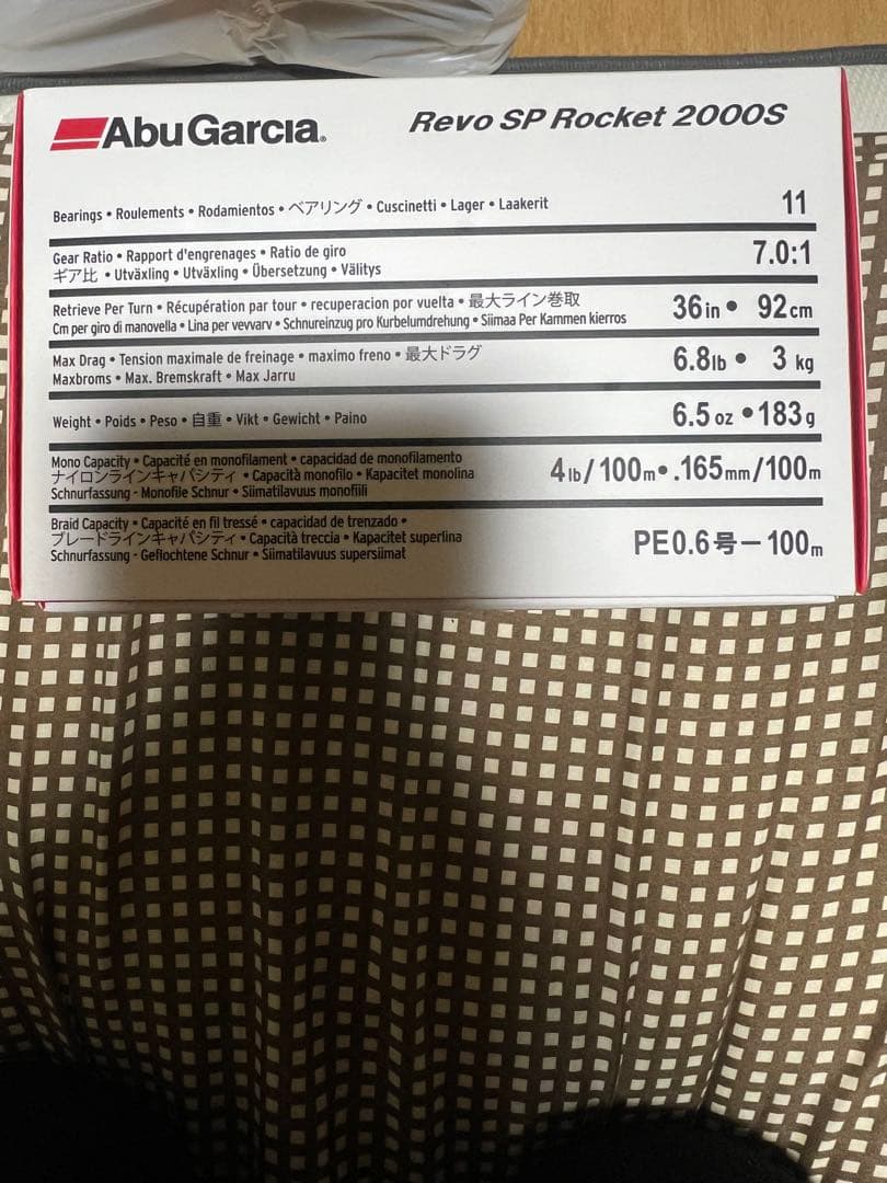 リール abu garcla revo sp roket 2000s