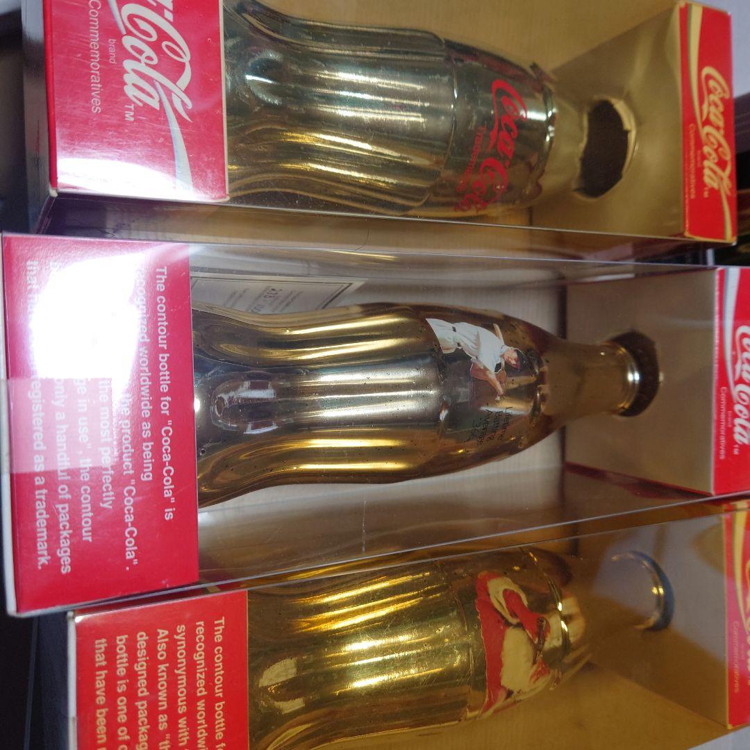 コカ・コーラ 限定金メッキボトル 5本セット