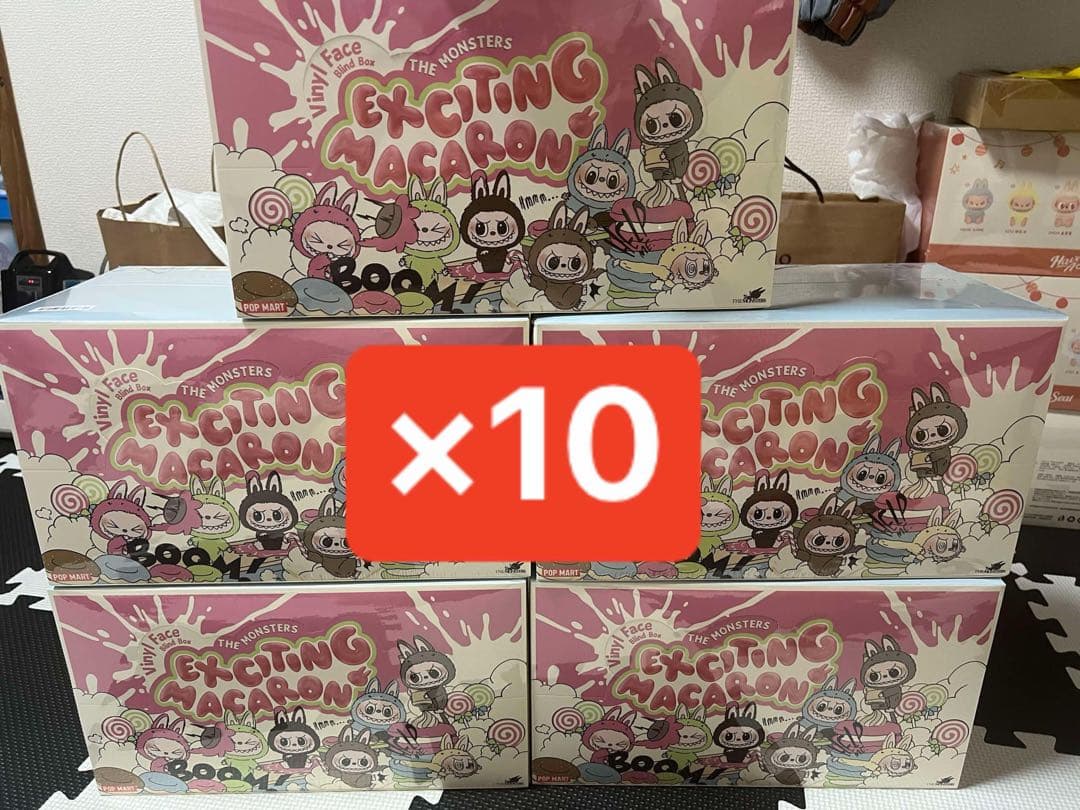 POPMART LABUBU THE MONSTERS マカロンぬいぐるみ