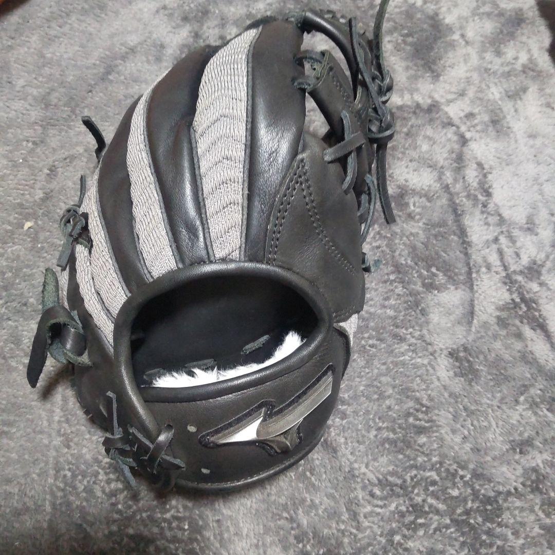 ✨️Mizuno 一般軟式グローブ 黒/グレーNB TECH KNIT