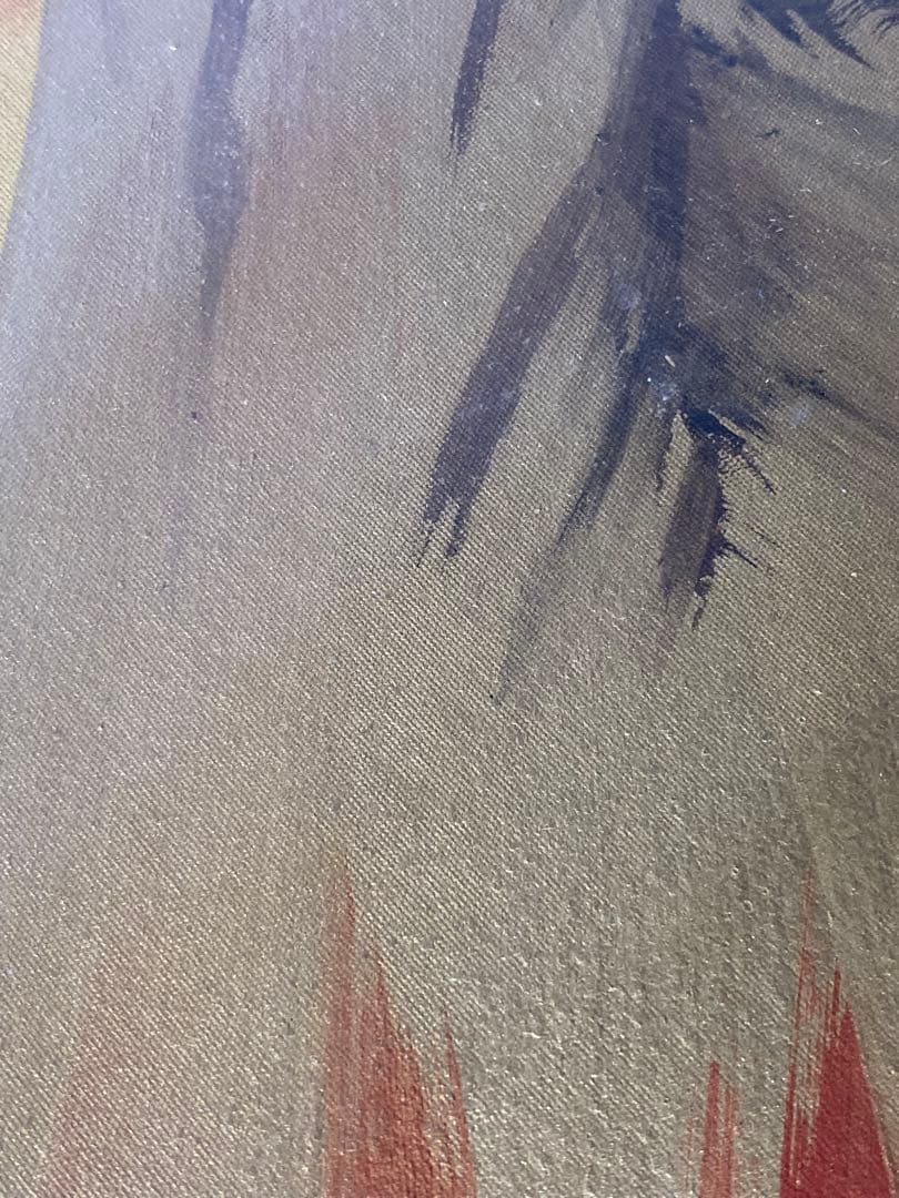 2277❣️ あいはら友子「赤富士」肉筆画 日本画 縁起物 開運 富士山