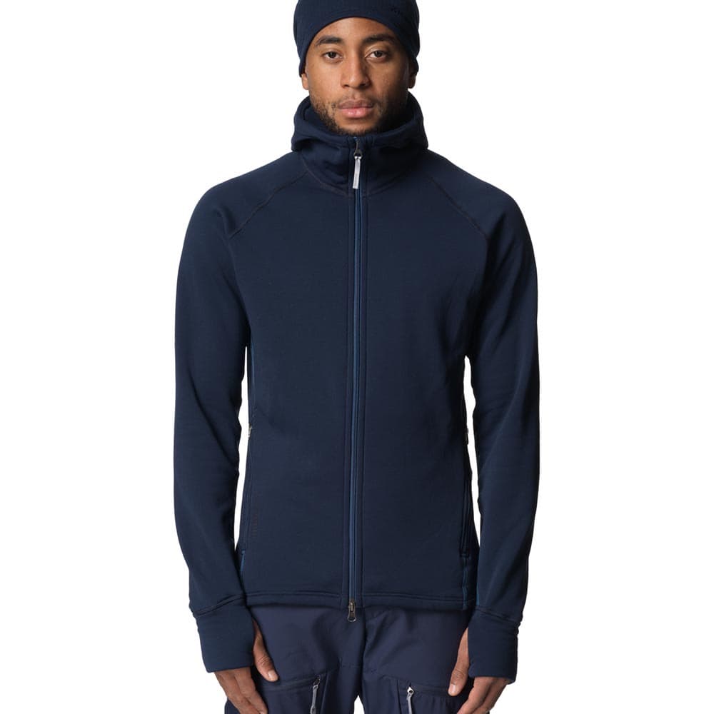 R*N様 美品★ HOUDINI パワーフーディ/ネイビー/メンズ/Mサイズ/フ