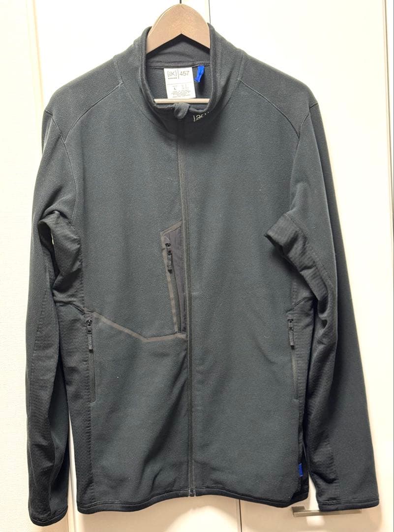 [美品] Burton [ak] 457 マイクロフリース上下　Lサイズ 黒