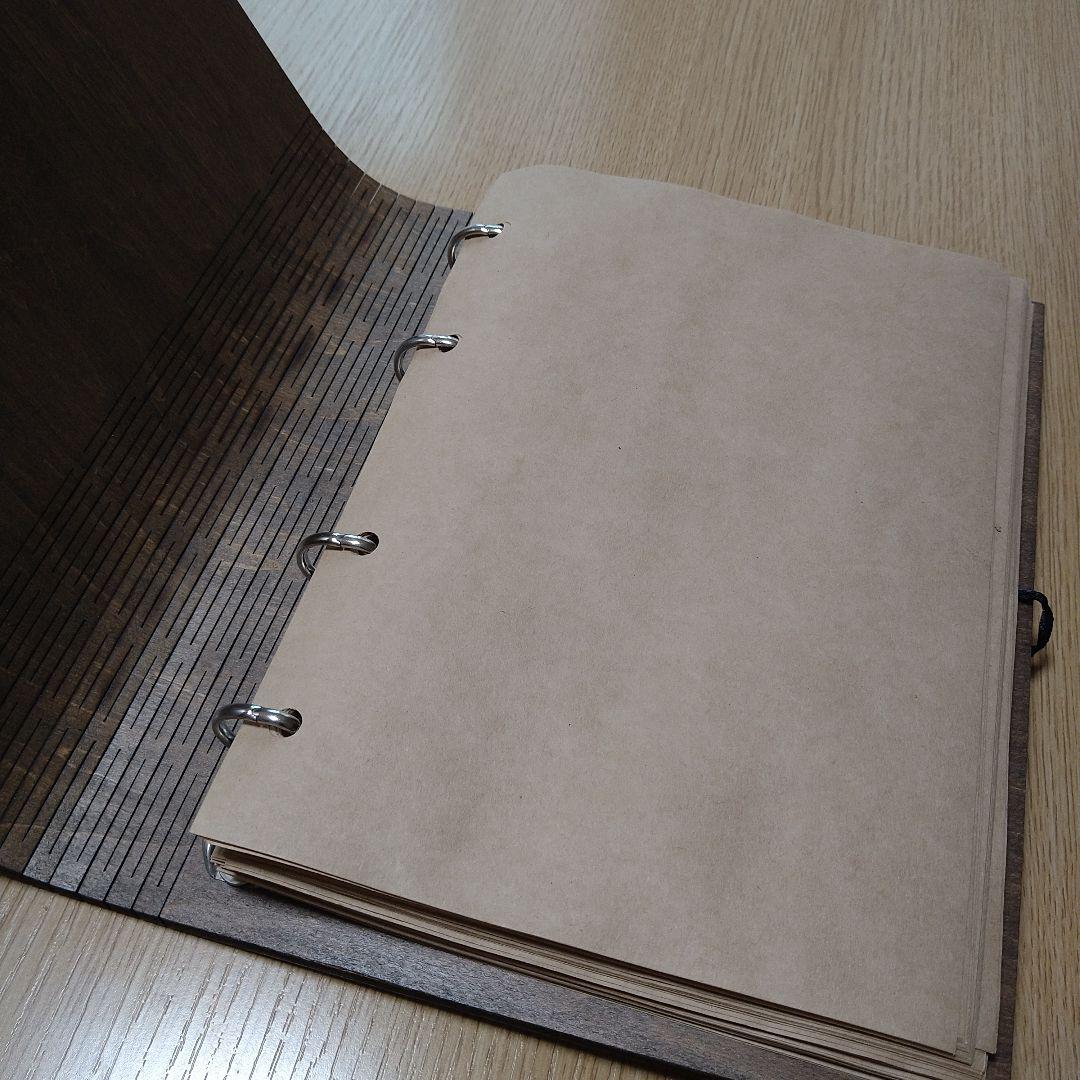 木製五芒星彫刻　魔導書