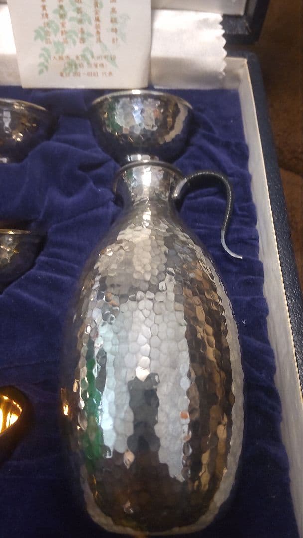 早い者勝ち♪■尚美堂■純銀徳利×2 純銀盃×5■約312g 純銀 シルバー　資産