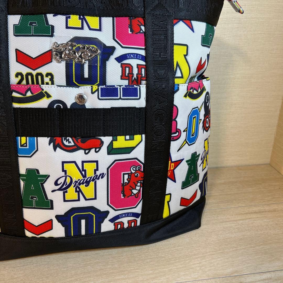 ダンスウィズドラゴン　バリスティックプリント　トートバッグ　ゴルフバッグ