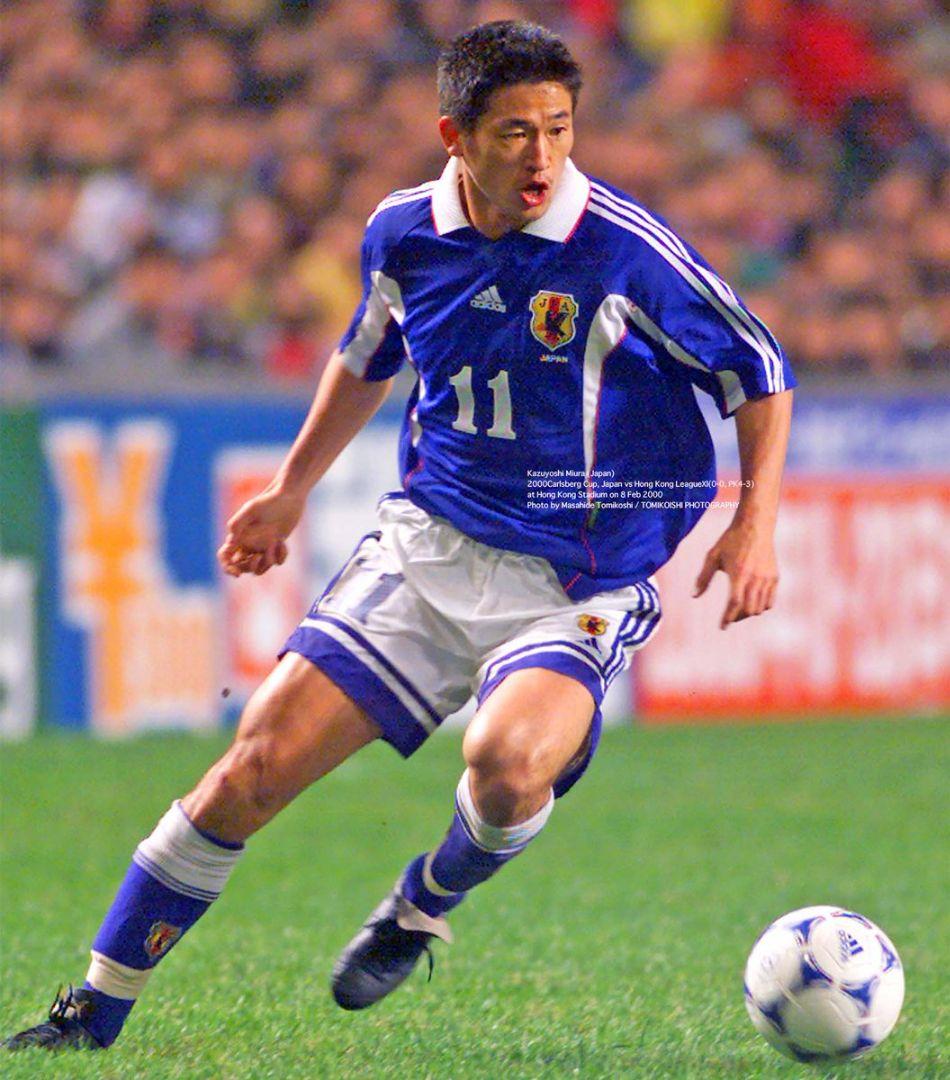 99-00 日本代表　三浦知良　adidasオフィシャルユニフォーム