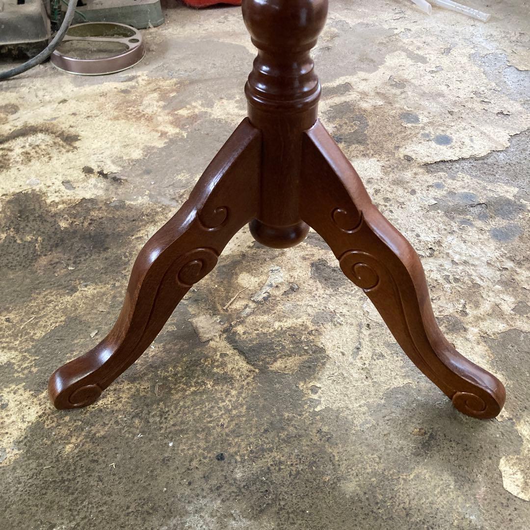 Y*u様 象嵌 コーヒーテーブル　丸テーブル　サイドテーブル 幅54cm A