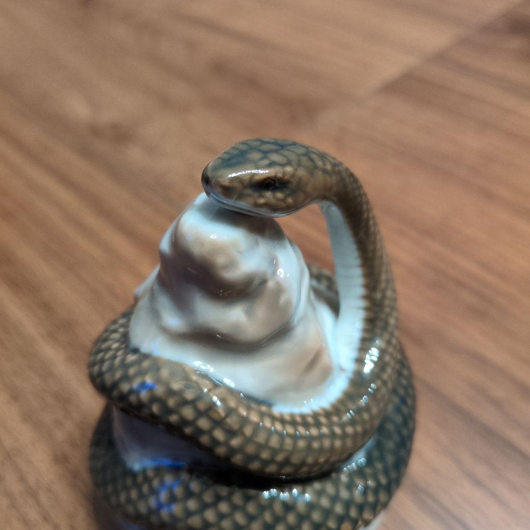 ロイヤルコペンハーゲン フィギュリン ヘビ 巳 蛇 干支