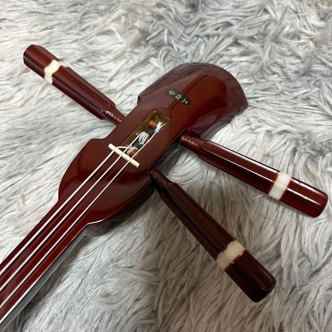 沖縄三線 スンチーレッド美品 初心者DVD付セット