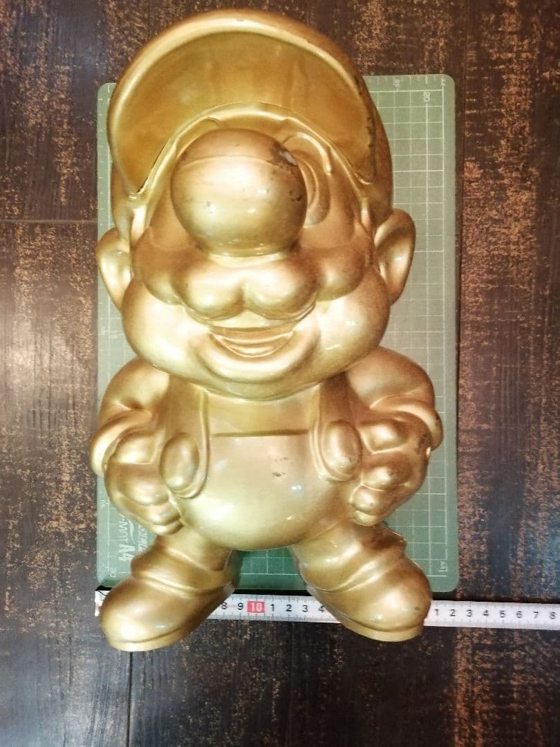 任天堂 スーパーマリオ ゴールド 黄金のマリオ像 非売品 DEADSTOCK