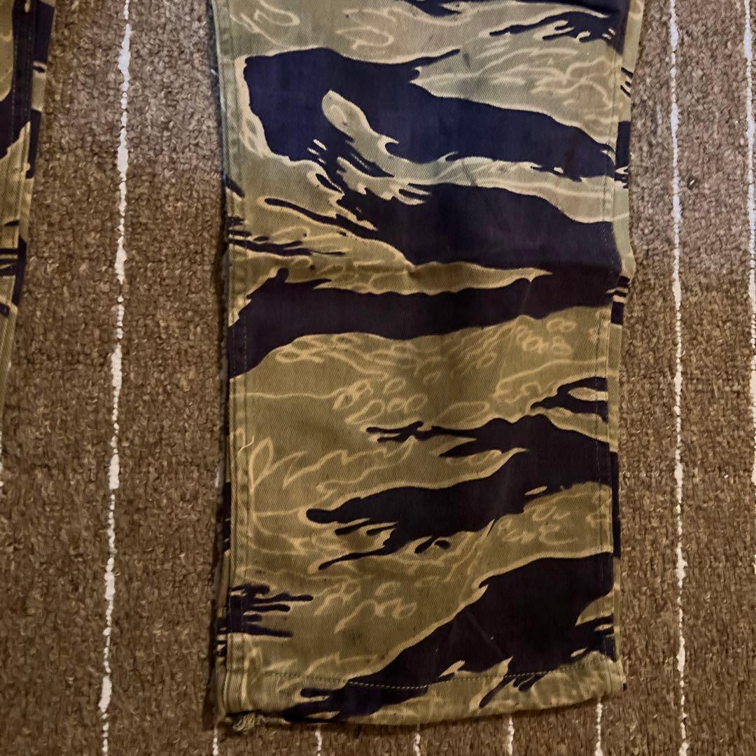 60年代　ベトナム戦　オリジナル　タイガーストライプ　タイガーカモ　パンツ