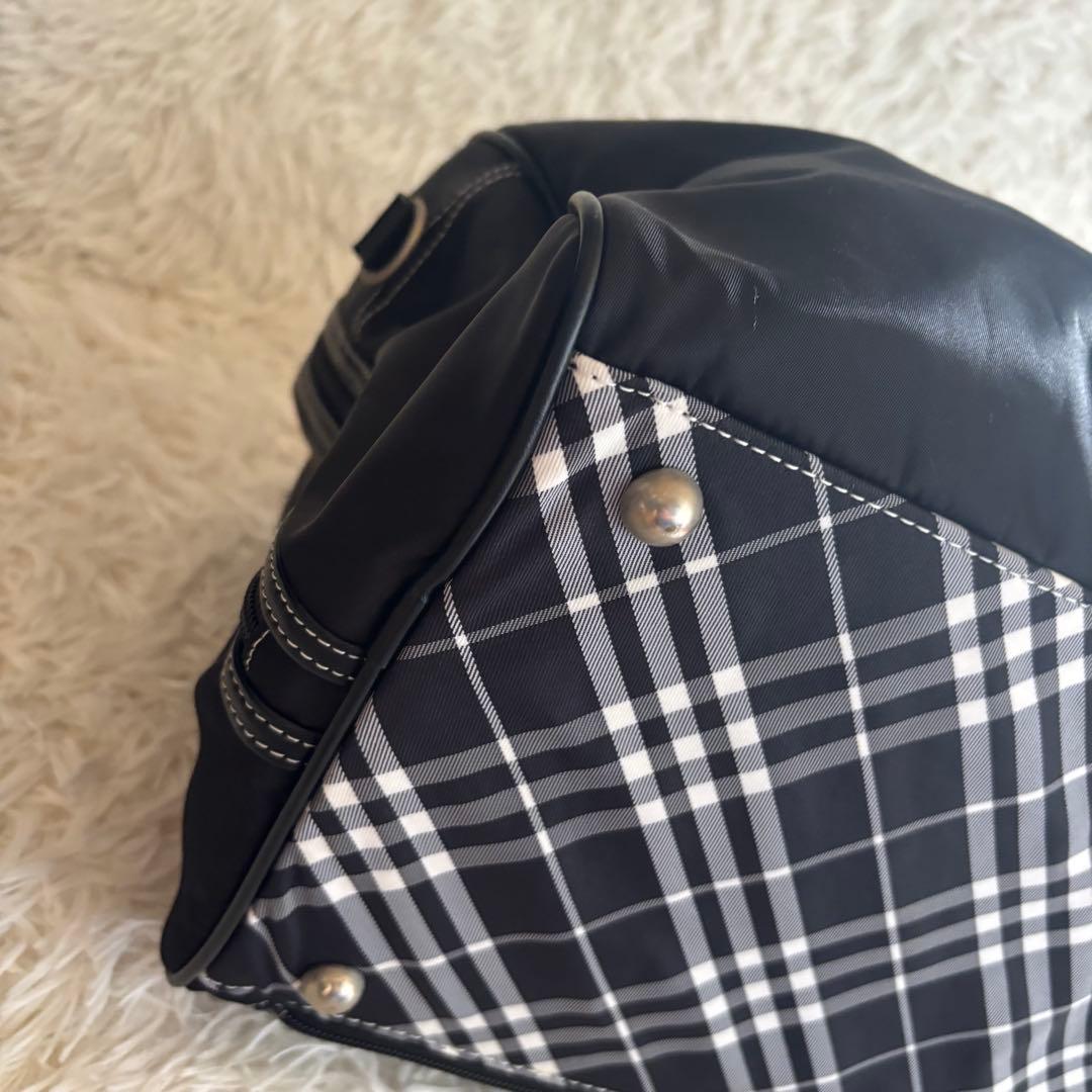 【美品・使用感少】バーバリー ゴルフ ノバチェック 2way ボストンバッグ
