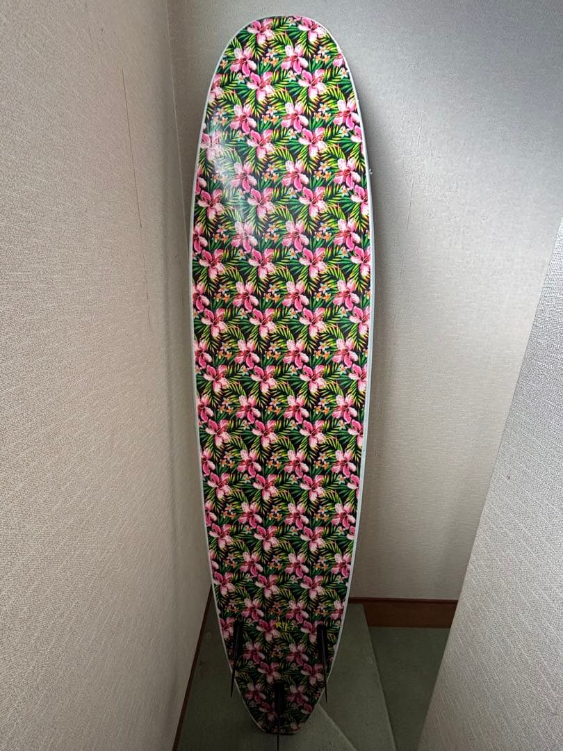 ODYSEA Catch Surf 8’0 ハイビスカス柄 ソフトサーフボード