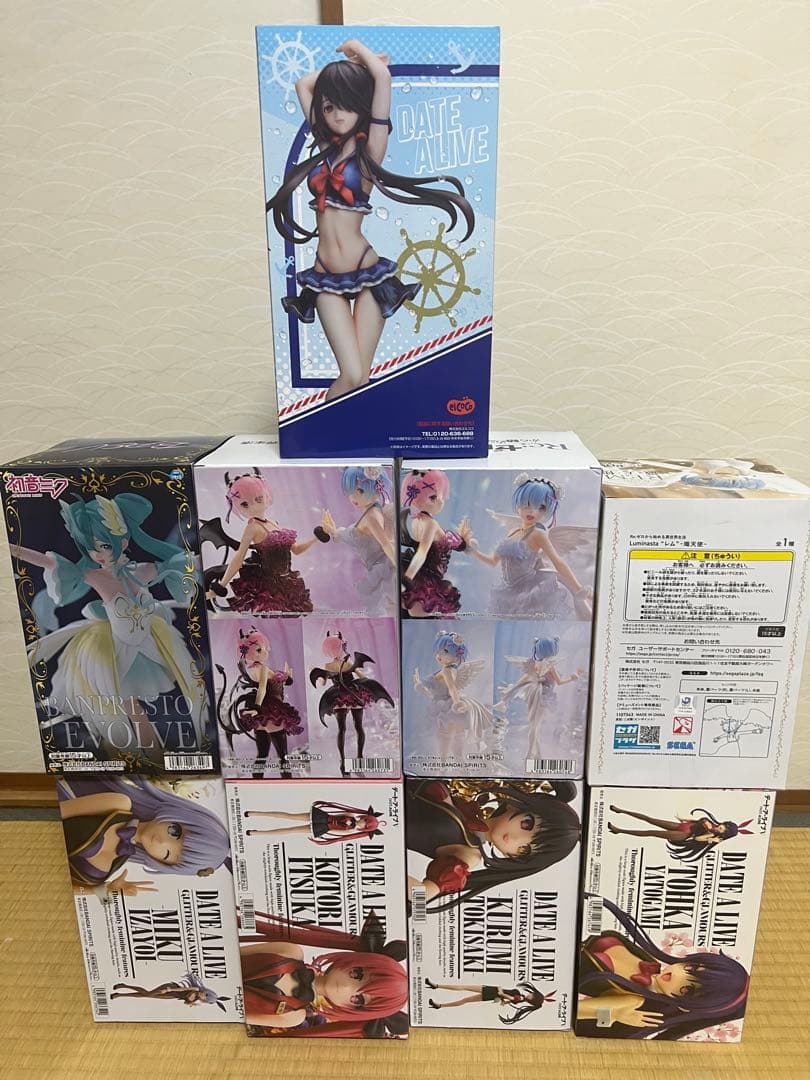 最新プライズフィギュア・デート・アライブ・レムラムセット・フィギュアセット