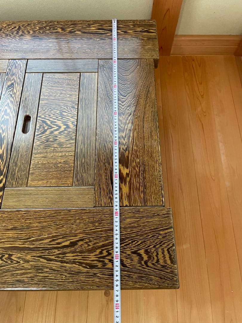 囲炉裏テーブル 火鉢 無垢材 昭和レトロ 大きめ