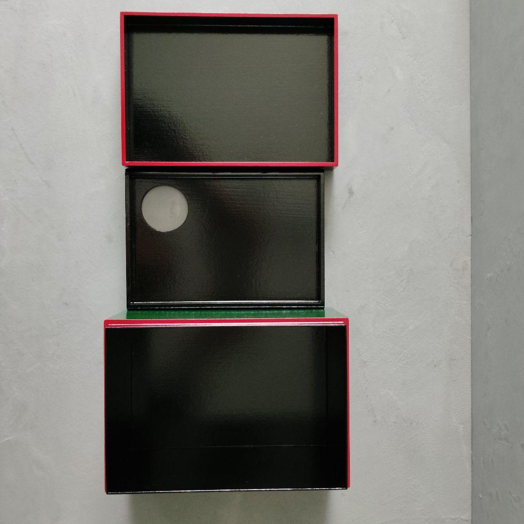 茶道具　利休茶箱　新一閑　綸子　漆塗　青漆(緑)　和の心