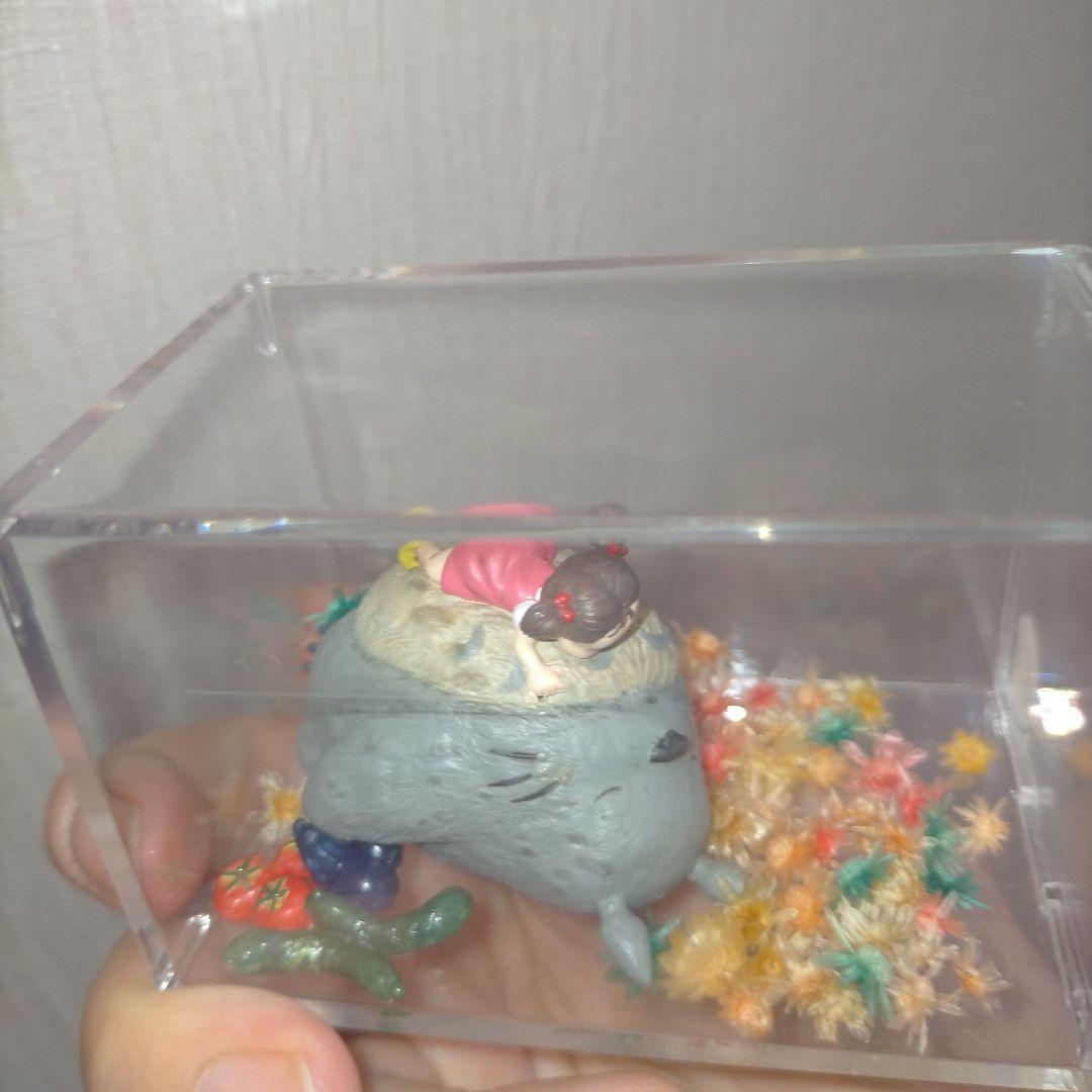 廃盤‼️となりのトトロ トトロ メイちゃん ミニチュアフィギュア 透明ケース付き