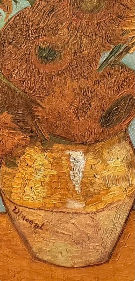 ひまわり ゴッホ 額付き