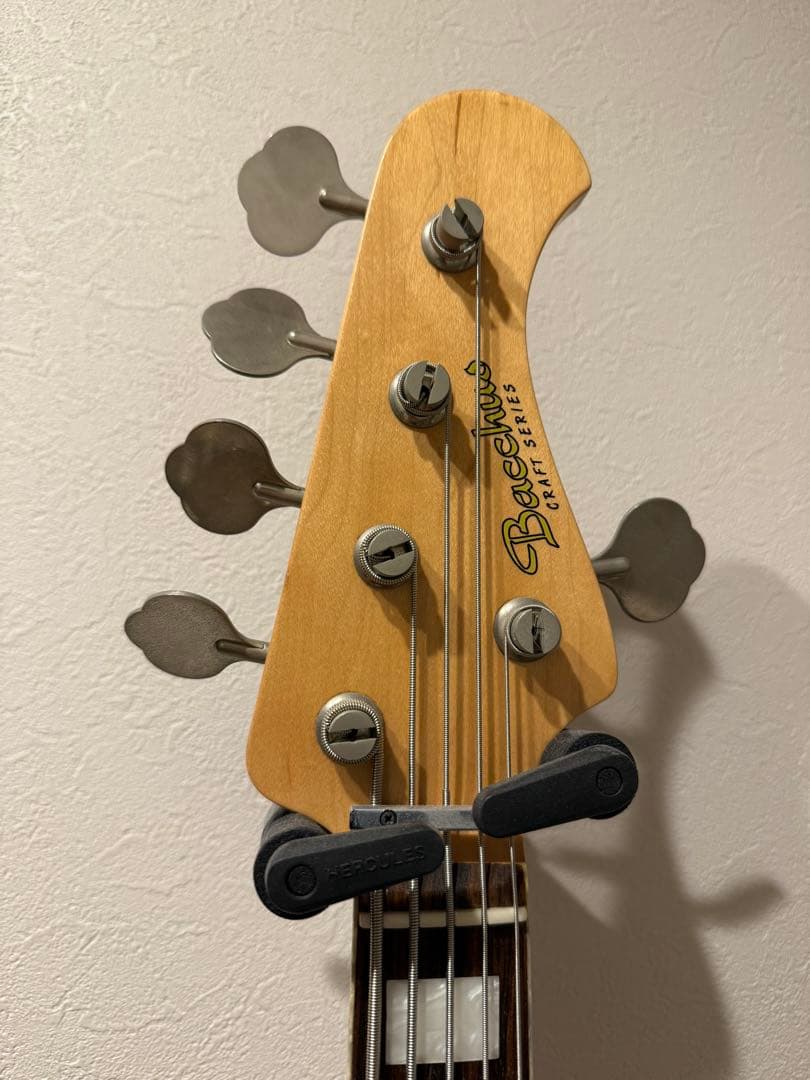 エレキベース Bacchus STD-JB5 5弦アクティブ　ASH 定価14万