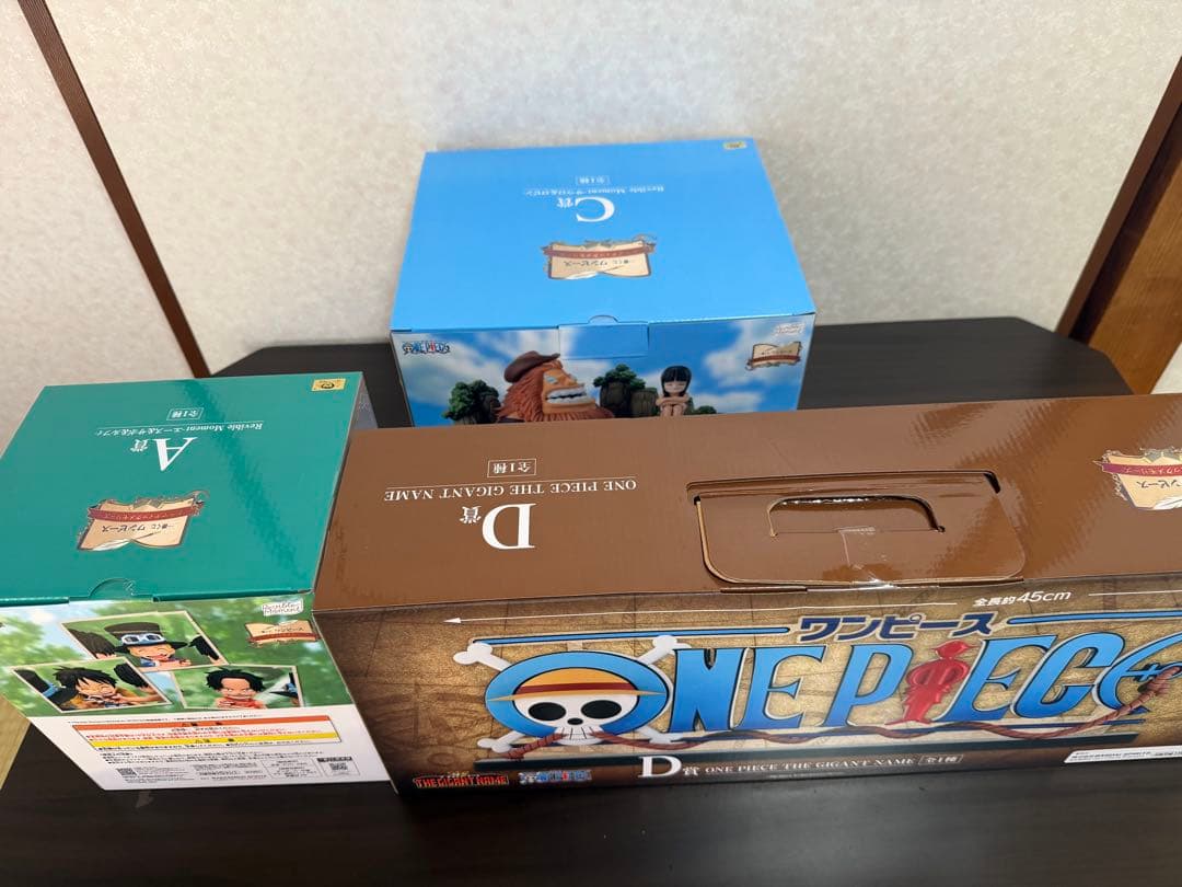 一番くじ ワンピース ドラマティックメモリーズA賞C賞D賞