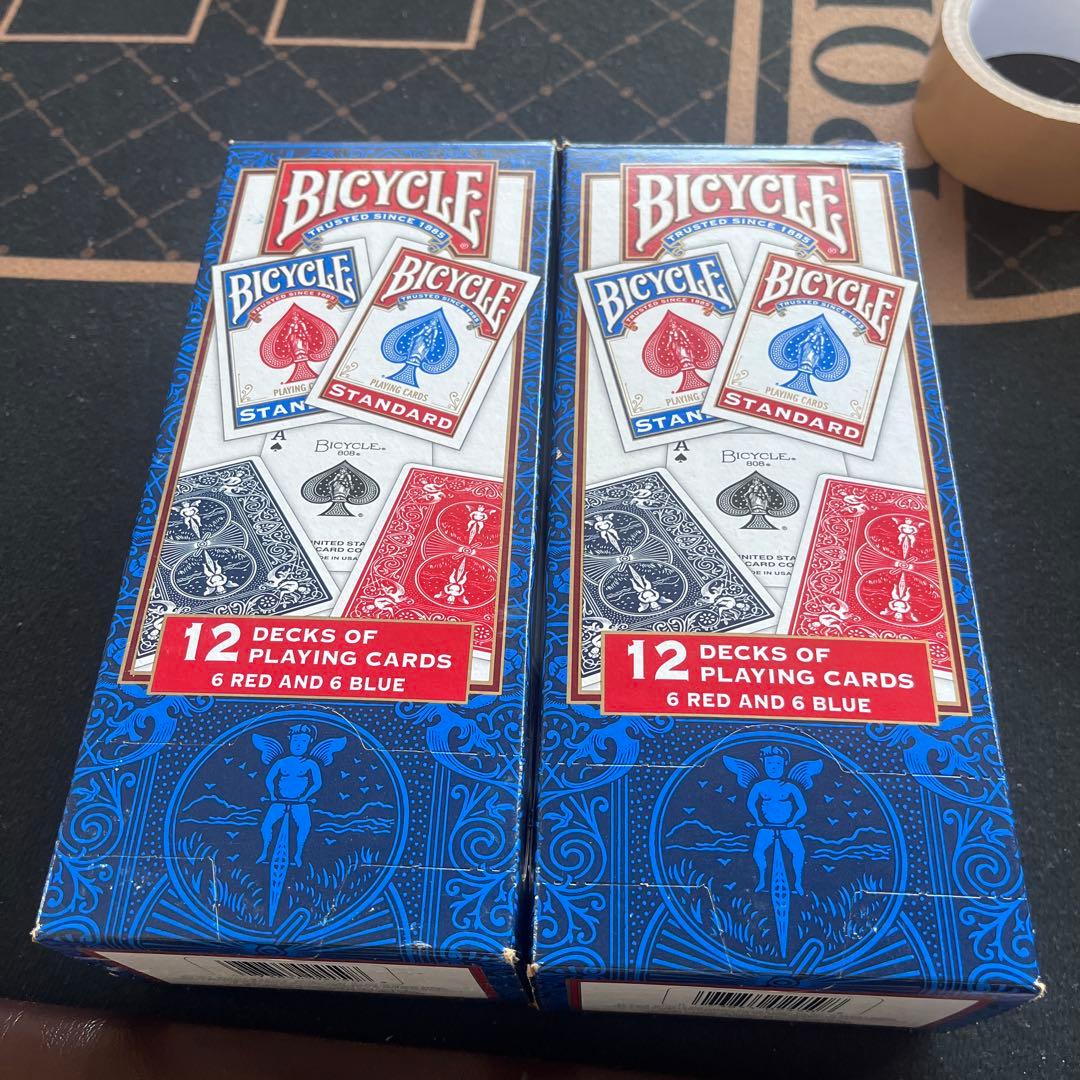 t*o様 Bicycle トランプ 12デッキ 6赤6青