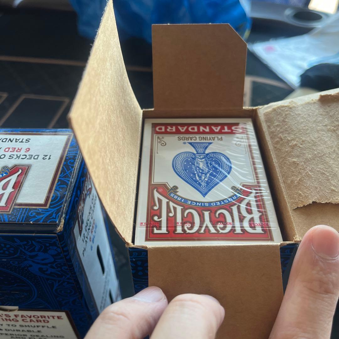 t*o様 Bicycle トランプ 12デッキ 6赤6青