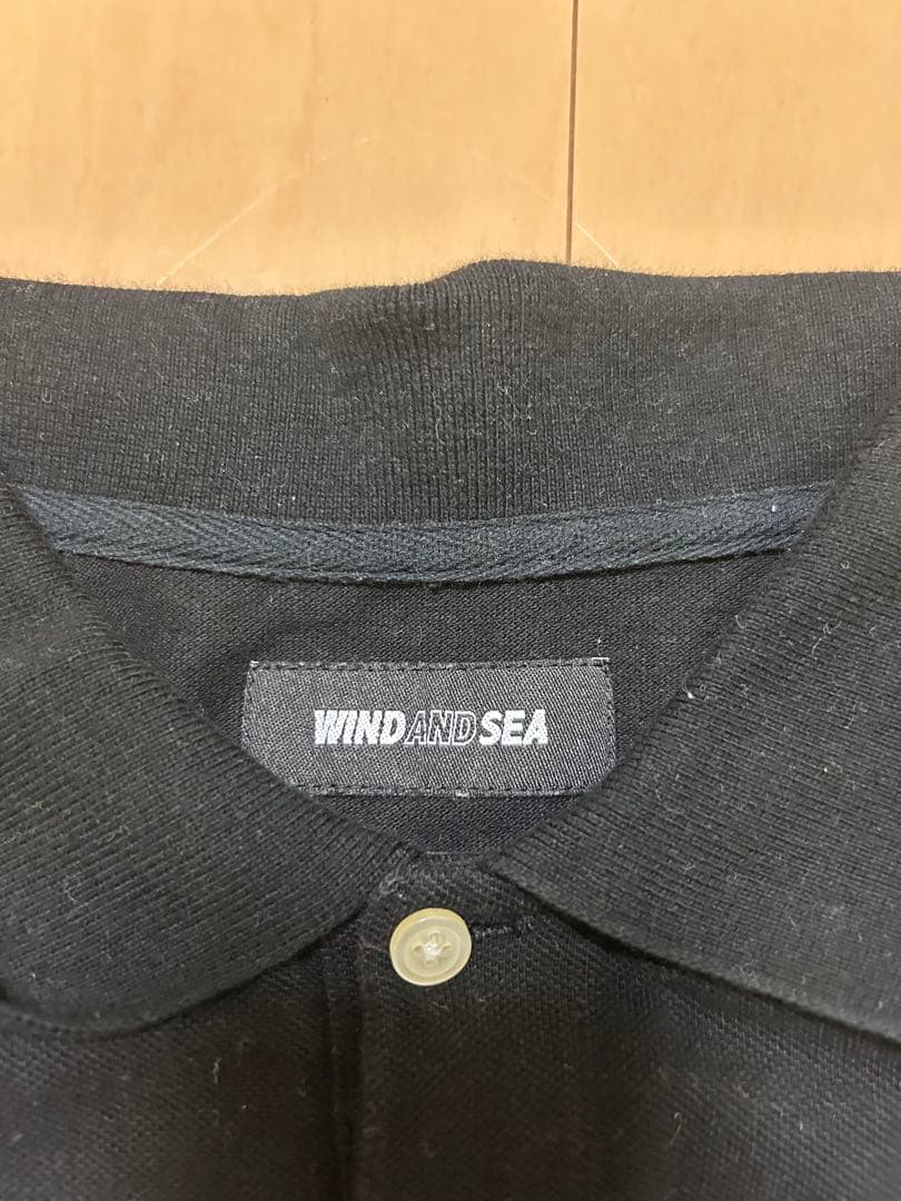 WINDAND SEAxMALBON L/S POLO 長袖シャツ　XL