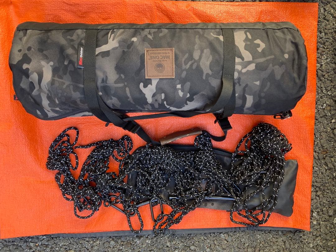 ぺ*ー様 MACONE 10周年記念　限定タープ　ヘキサL ブラックマルチカム