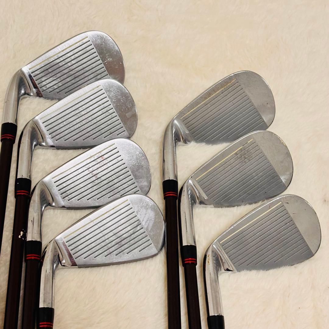 7本セット レディース ブリヂストン PHYZ アイアン 純正カーボン A