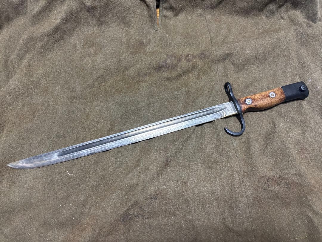 旧日本軍 三十年式銃剣 三八式歩兵銃 中田商店剣差付き