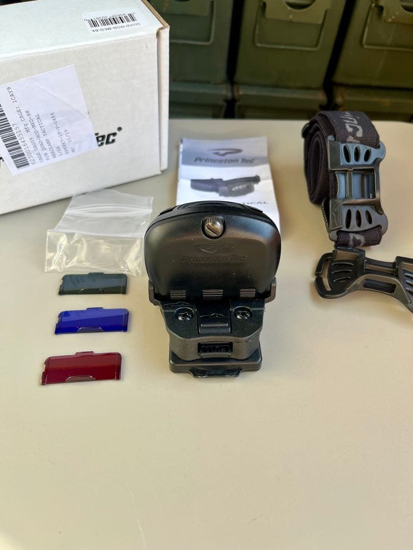 米軍放出未使用品アメリカ製 Princeton4色 タクティカル ヘッドランプ②