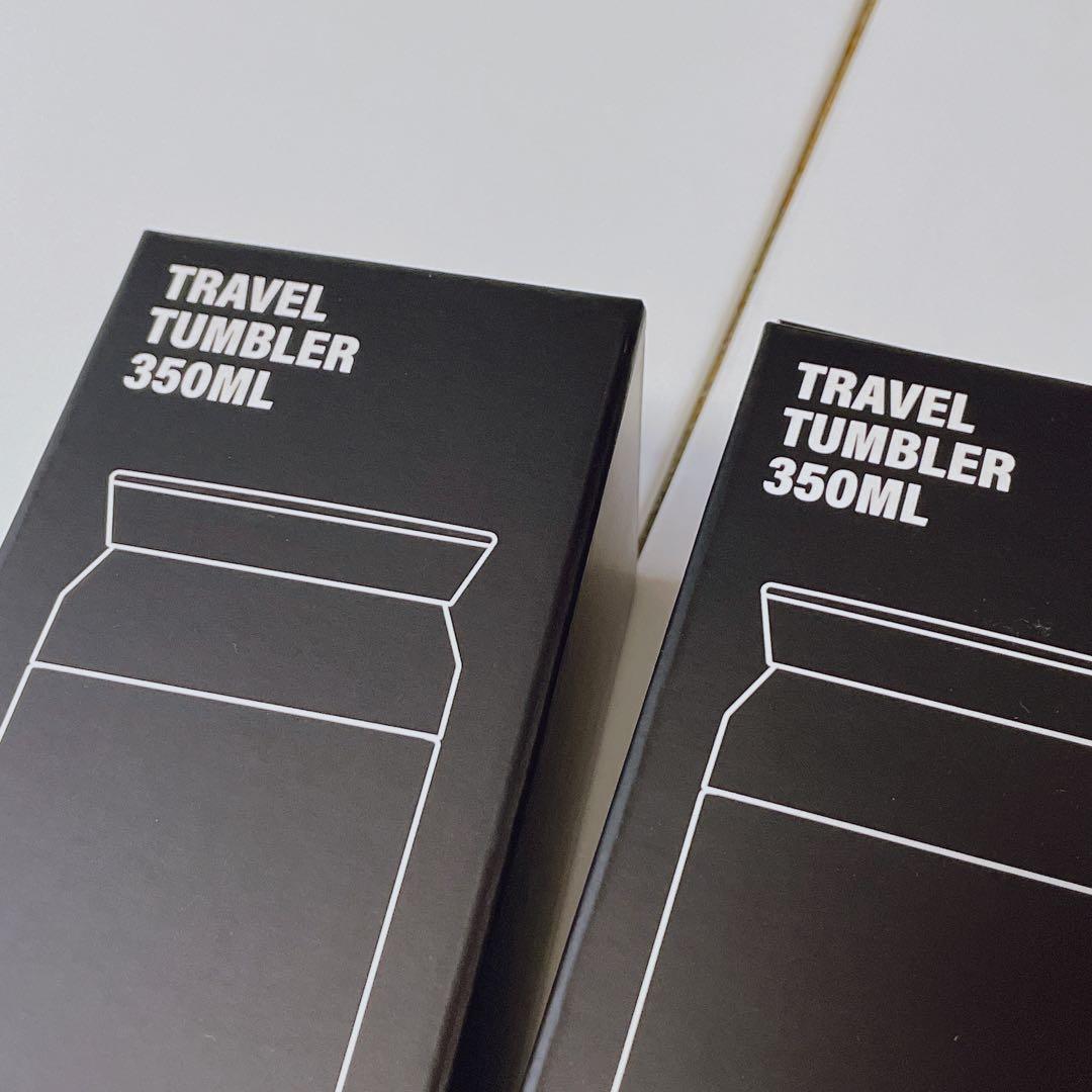 布袋 寅泰 × キントー タンブラー ブラック / ホワイト G柄ダンボール発送