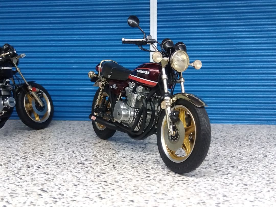 1/18ミニカー マルサン鉄馬プロジェクト カワサキ Z900 Z1 カスタム