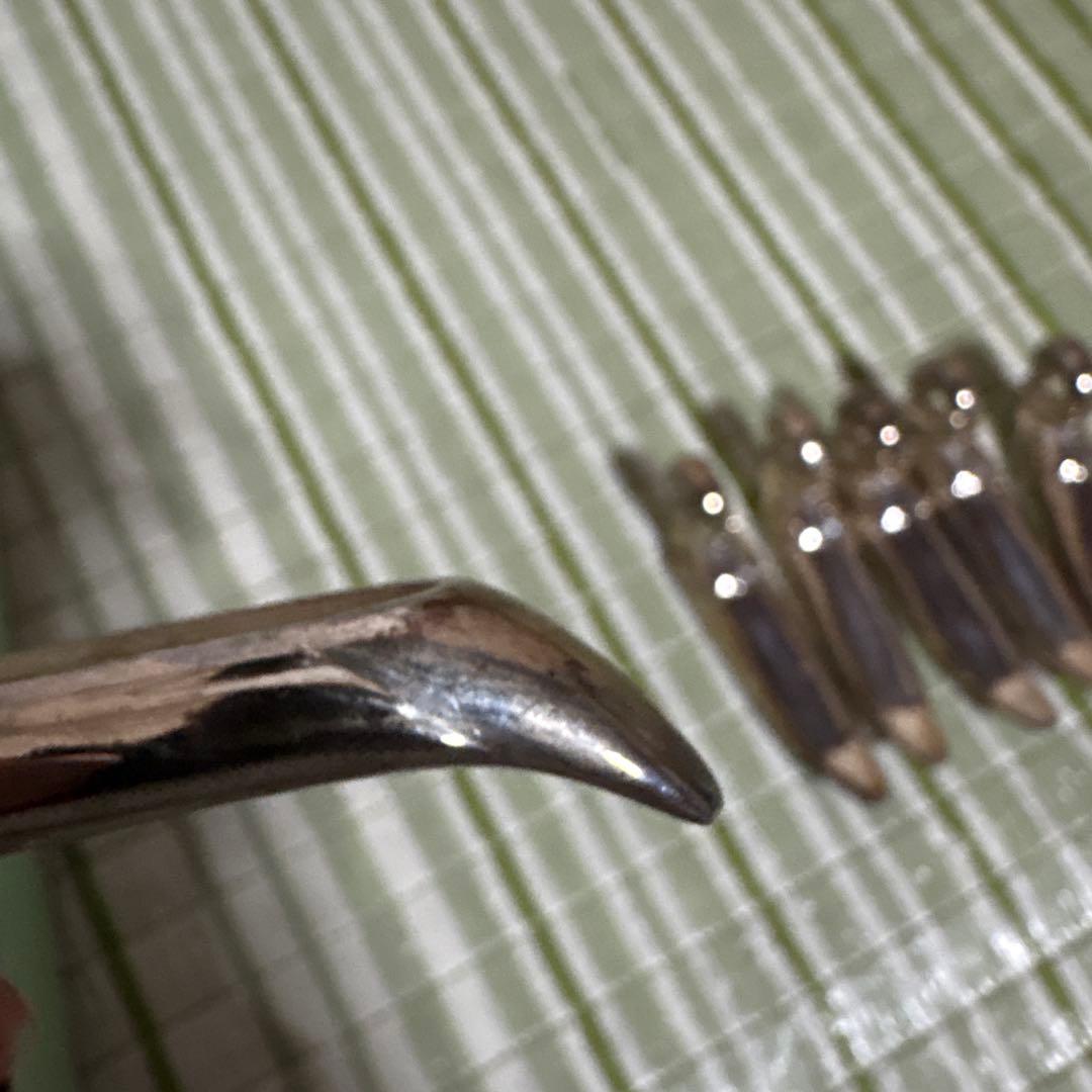 フランス　スワン　白鳥　カトラリーレスト　シルバープレート　6個セット