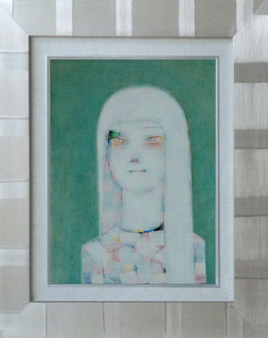 油絵 菅家令子 絵 絵画 インテリア F4-071212 人物 女性像