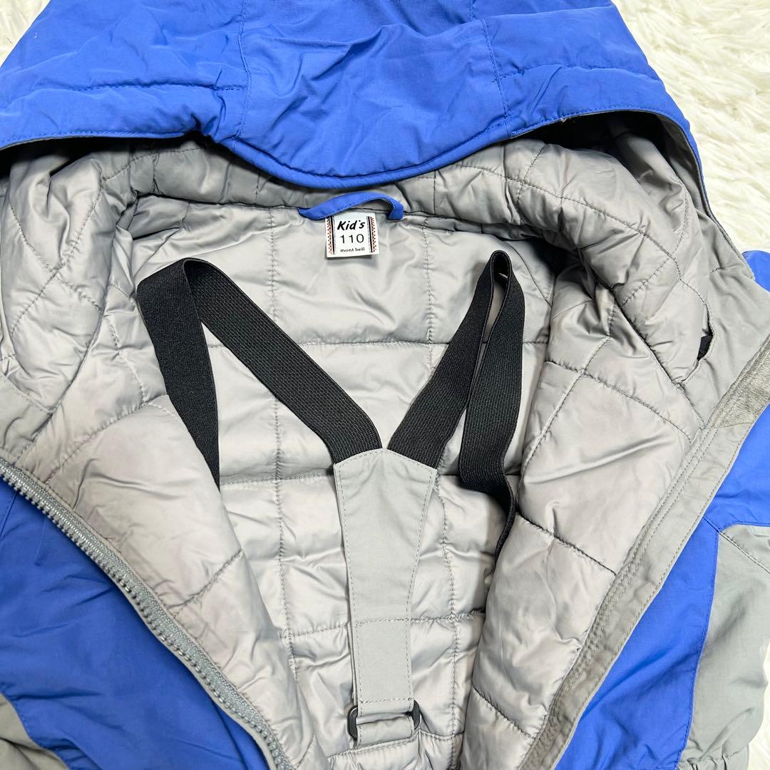 美品 Montbell モンベル パウダーカバーオール スキー スノボー 110