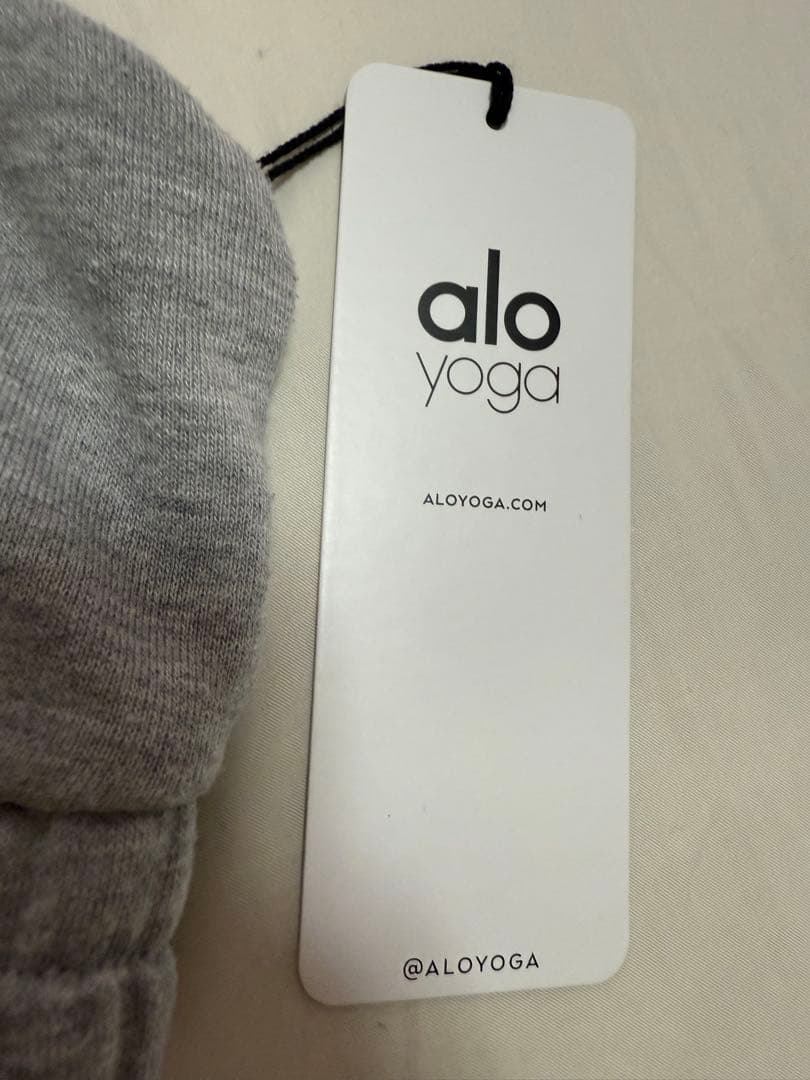 [新品]alo yoga トップス　スウェットシャツブラトップ　ヨガウェア　M