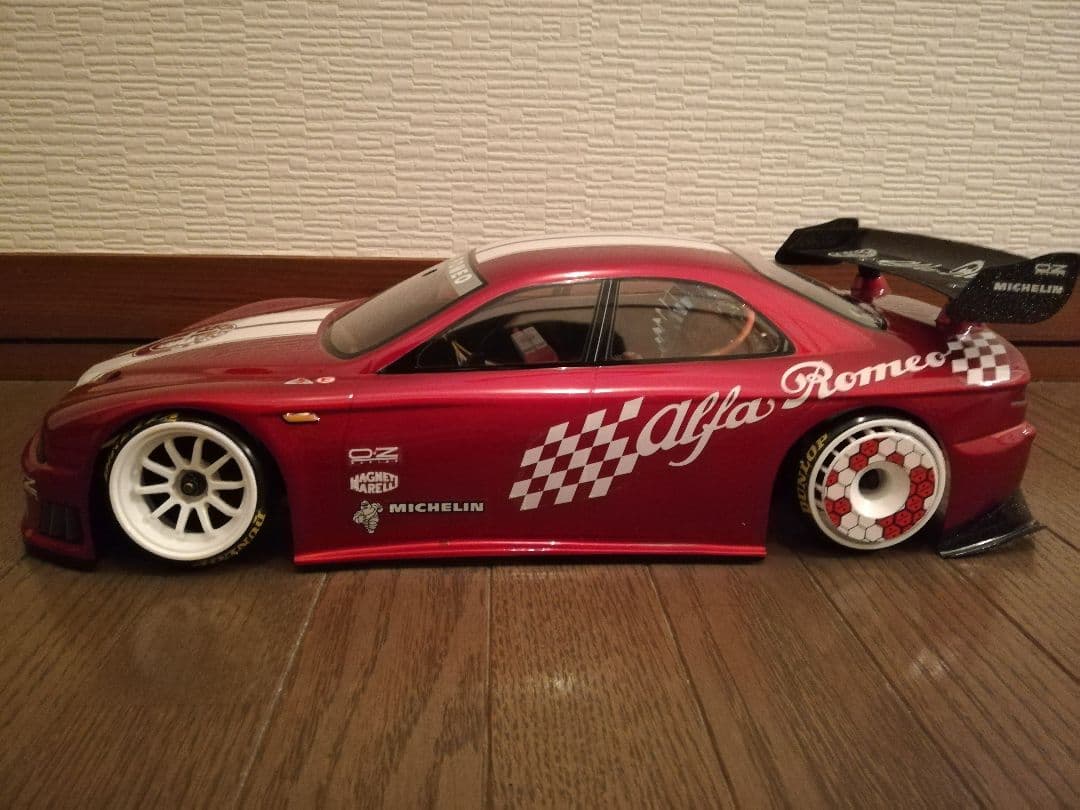 1/10 HPI ラジコン ボディ アルファロメオ 156 ドリパケ等に