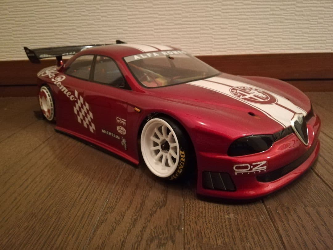 1/10 HPI ラジコン ボディ アルファロメオ 156 ドリパケ等に