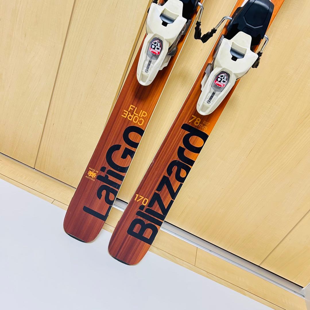 【名機美品】Blizzard LatiGoラティゴ 170cm スキー板
