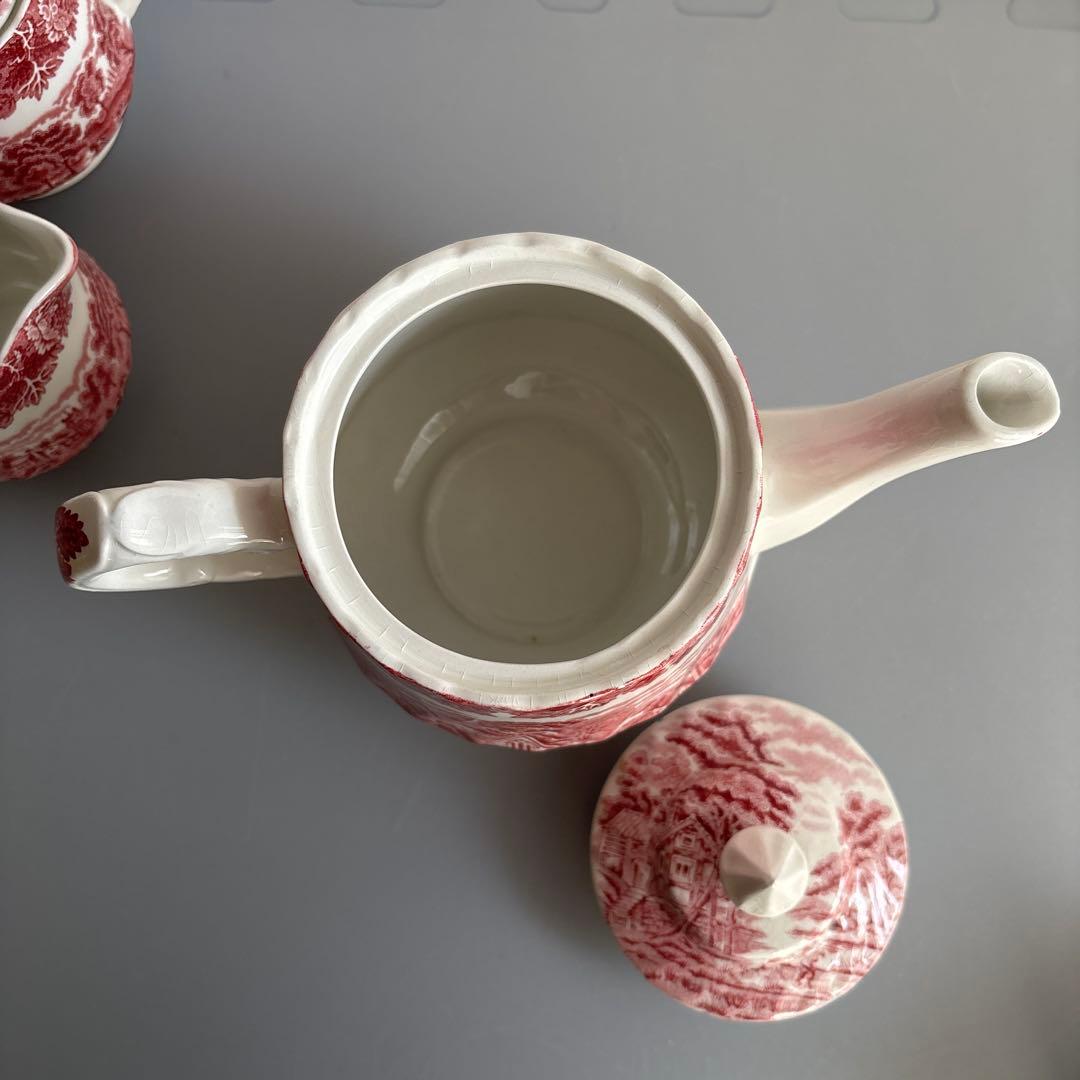 Wood&Sons/ティーポット/クリーマー/シュガーポット/3点セット