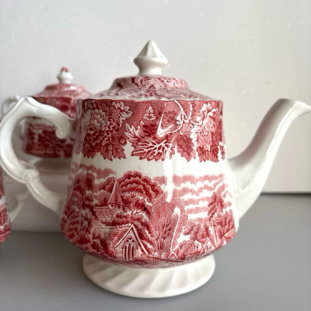 Wood&Sons/ティーポット/クリーマー/シュガーポット/3点セット