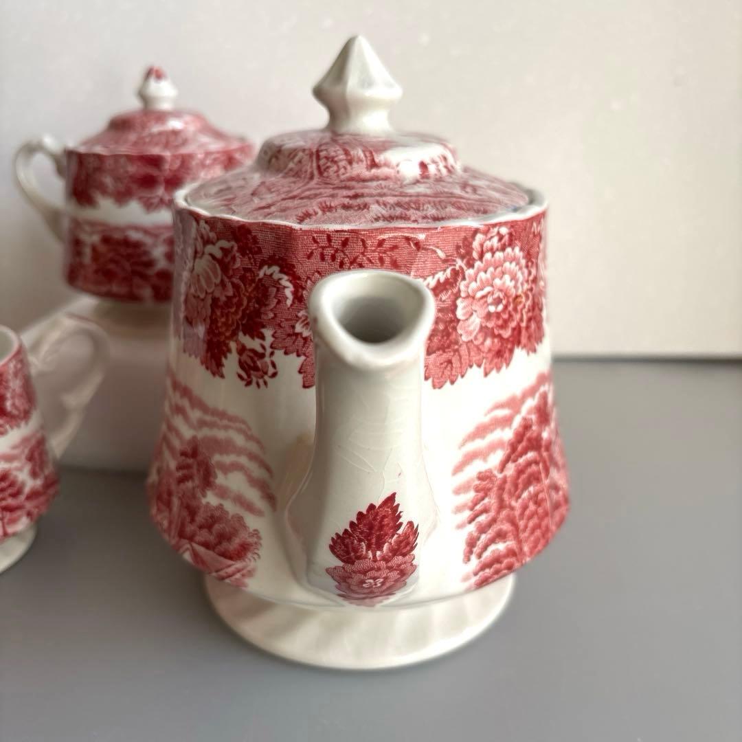 Wood&Sons/ティーポット/クリーマー/シュガーポット/3点セット