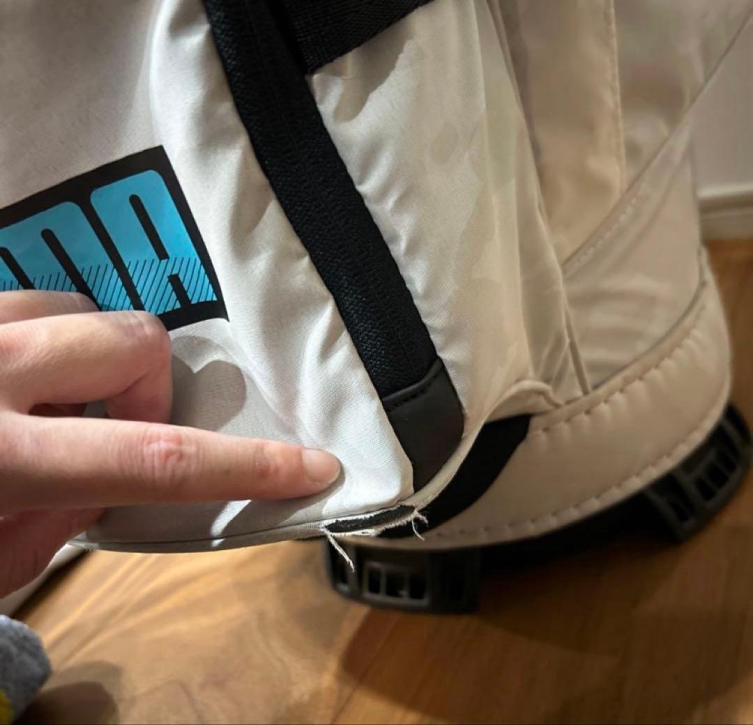 PUMA プーマ 軽量 9.5型 6分割 キャディバッグ カモフラージュ柄