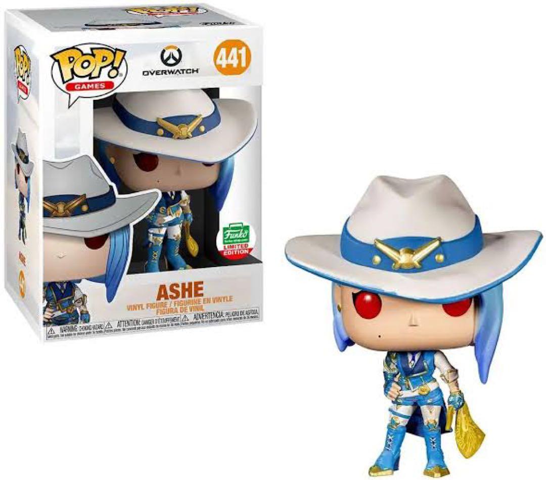 限定版Overwatch Ashe Funko Pop 青髪