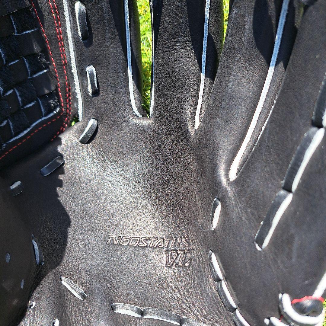 NEO STATUS V7 少年用軟式グローブ 黒/赤