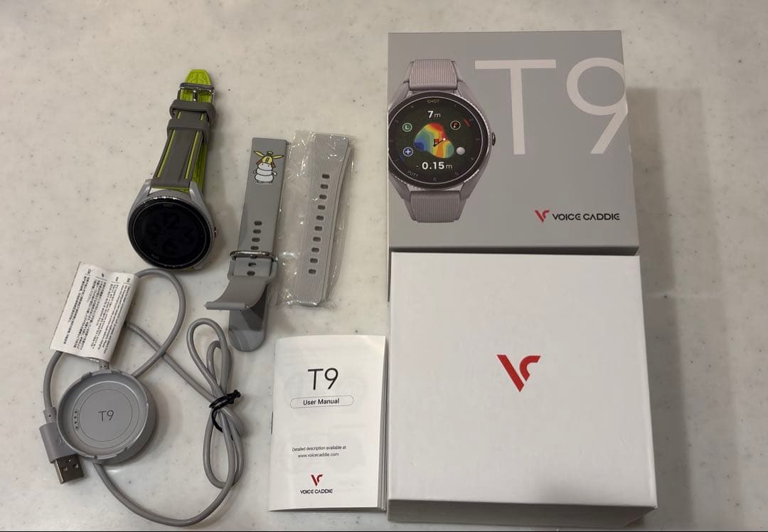 ボイスキャディ（voice caddie） T9 ゴルフ 距離計 グレー 腕時計