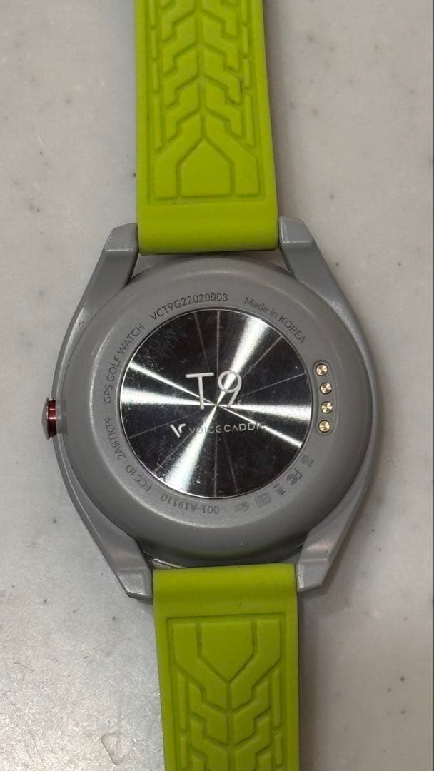 ボイスキャディ（voice caddie） T9 ゴルフ 距離計 グレー 腕時計